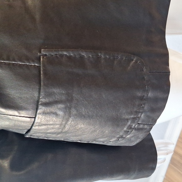 Jones New York Black lamb skin Jacket - Picture 9 of 13